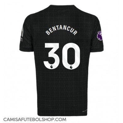 Camisa de time de futebol Tottenham Hotspur Rodrigo Bentancur #30 Replicas 2º Equipamento 2025-26 Manga Curta Camisa de time de futebol Tottenham Hotspur Rodrigo Bentancur #30 Replicas 2º Equipamento 2025-26 Manga Curta